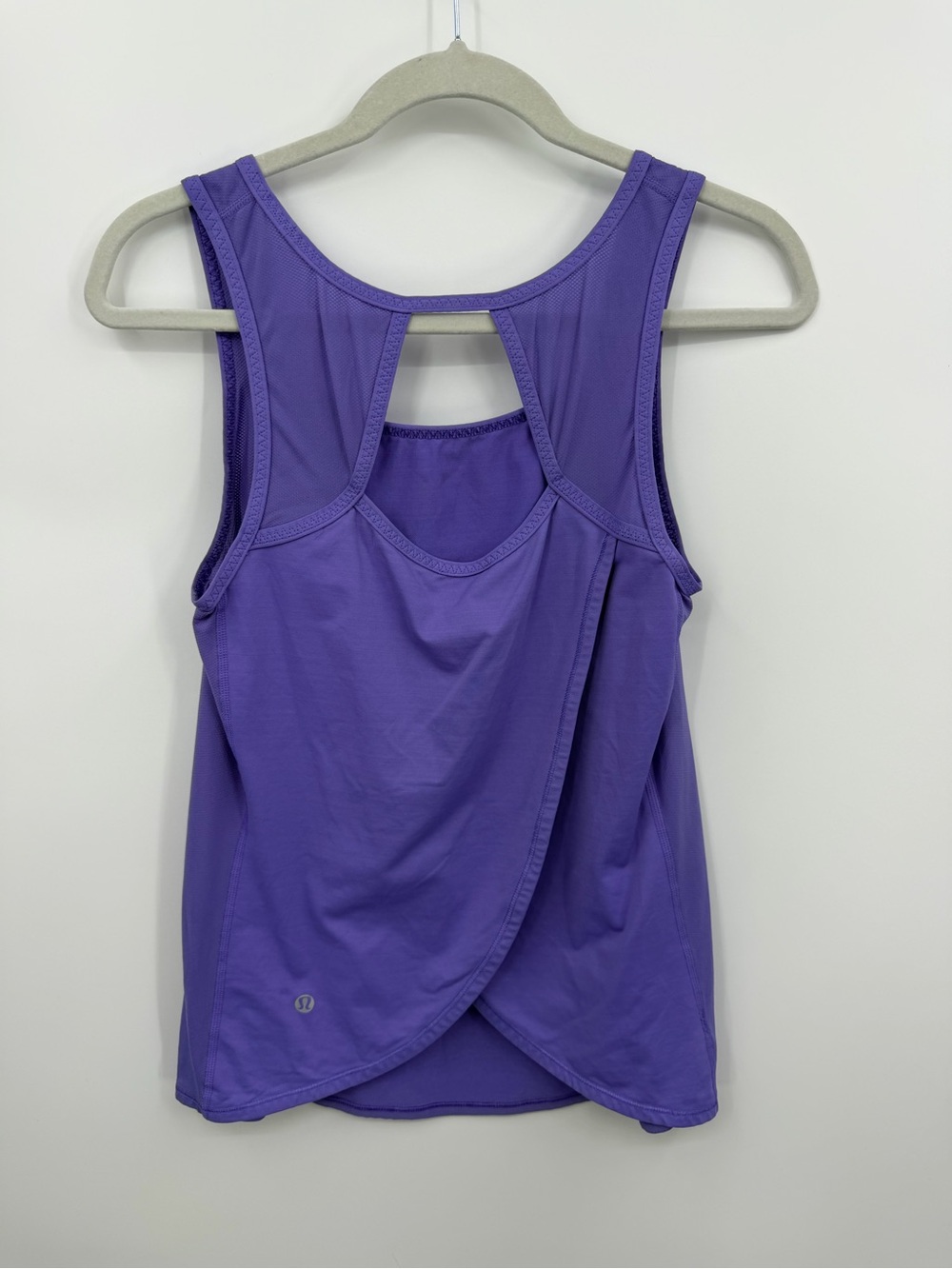 Lululemon Run: Speed Squad Tank top Size 10 purple‎ open back
